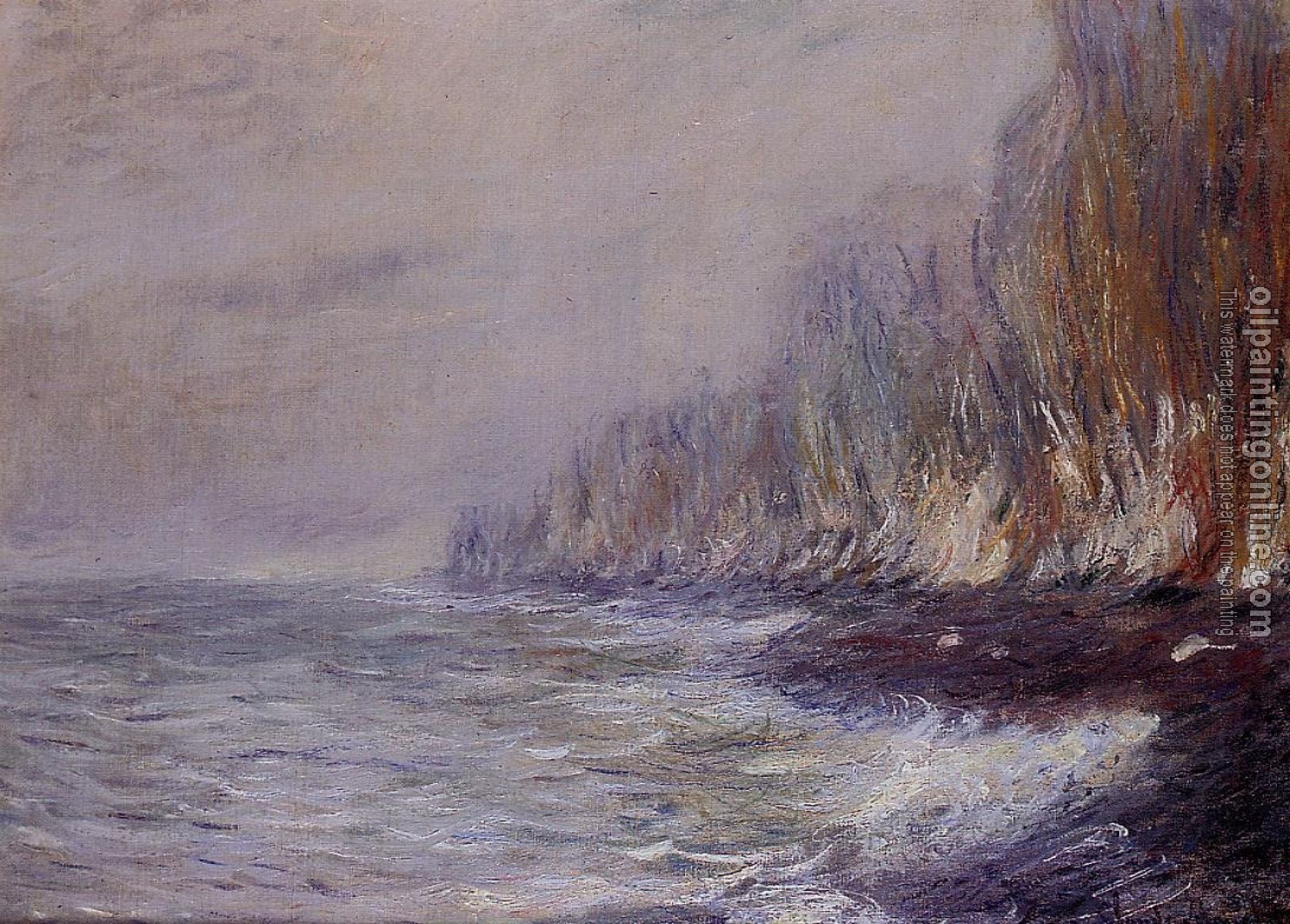 Monet, Claude Oscar - The Effect of Fog near Dieppe